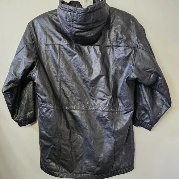 Wilsons‎ Leather Coat Jacket Men's Size Medium Thinsulate Quilted Liner Vintage - Picture 8 of 12